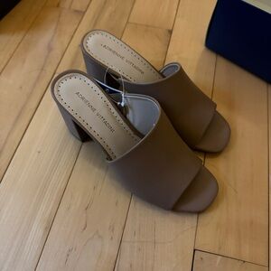 NWT Heeled mules